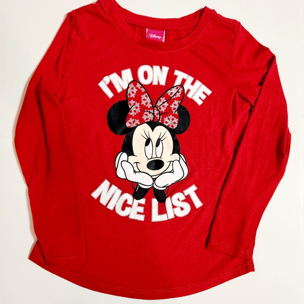 Disney's Minnie Mouse red long sleeve size: (S) 6X